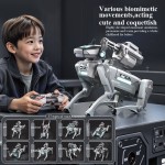 Elefreaks microbit Robotic Dog Xgo V2 Kit, 15 подвижных совместных DIY программируемый Full Metal Bionic Robot Kit, STEM education Project for Open Source Hardware(без Micro:bit)